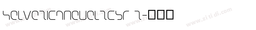 HelveticaNeueLTCYR T字体转换